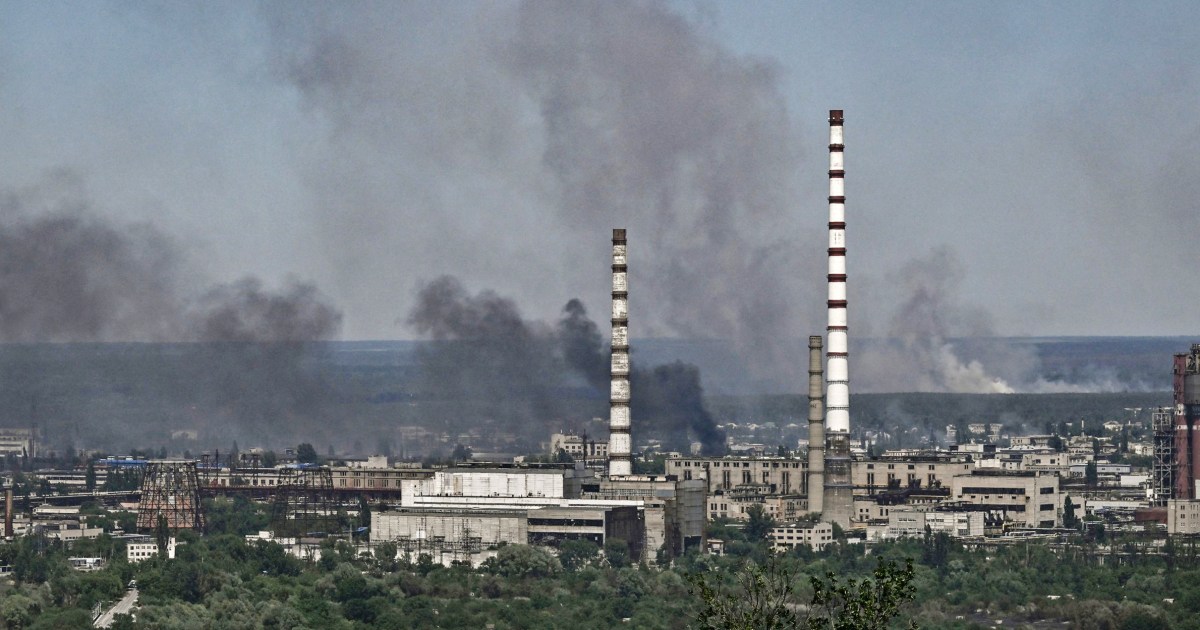 Zelenskyy hails troops as chemical plant sheltering civilians hit in eastern Ukraine