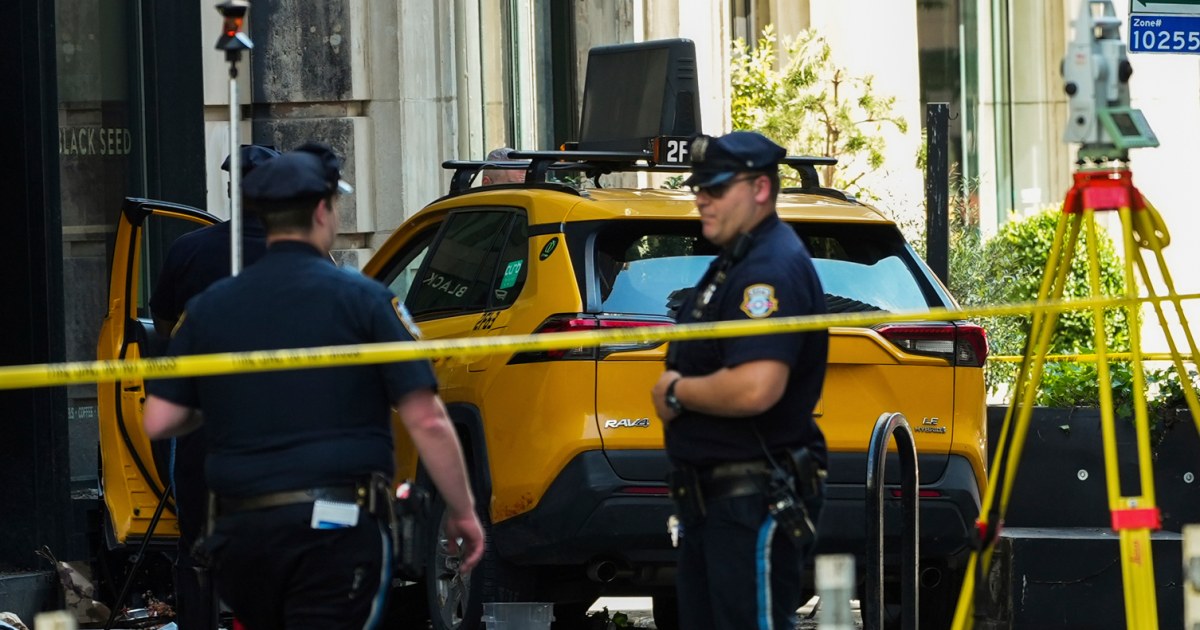 6 Injured, 2 Critically, After NYC Taxi Jumps Curb, NYPD Says