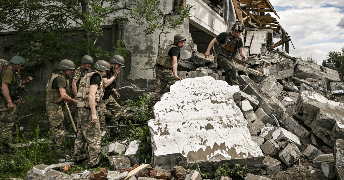 Russian missiles pound Ukraine as troops withdraw from key eastern city of Sievierodonetsk