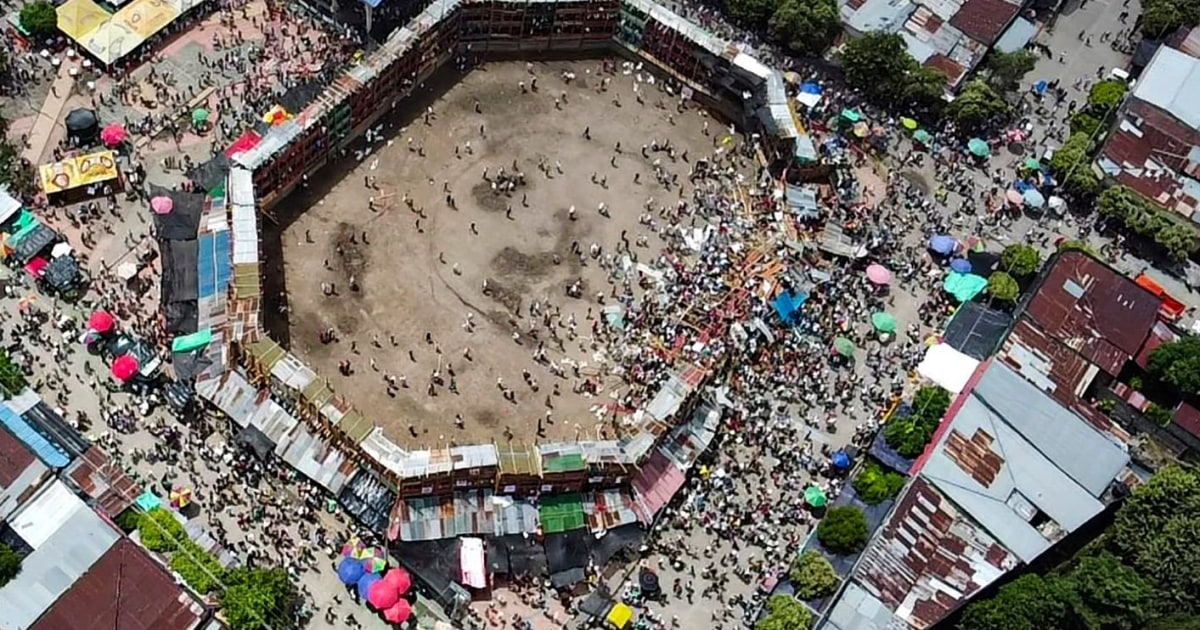 4 killed when stands collapse during Colombian bullfight