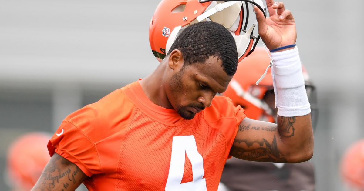Cleveland Browns quarterback Deshaun Watson suspended by the NFL for six video games
