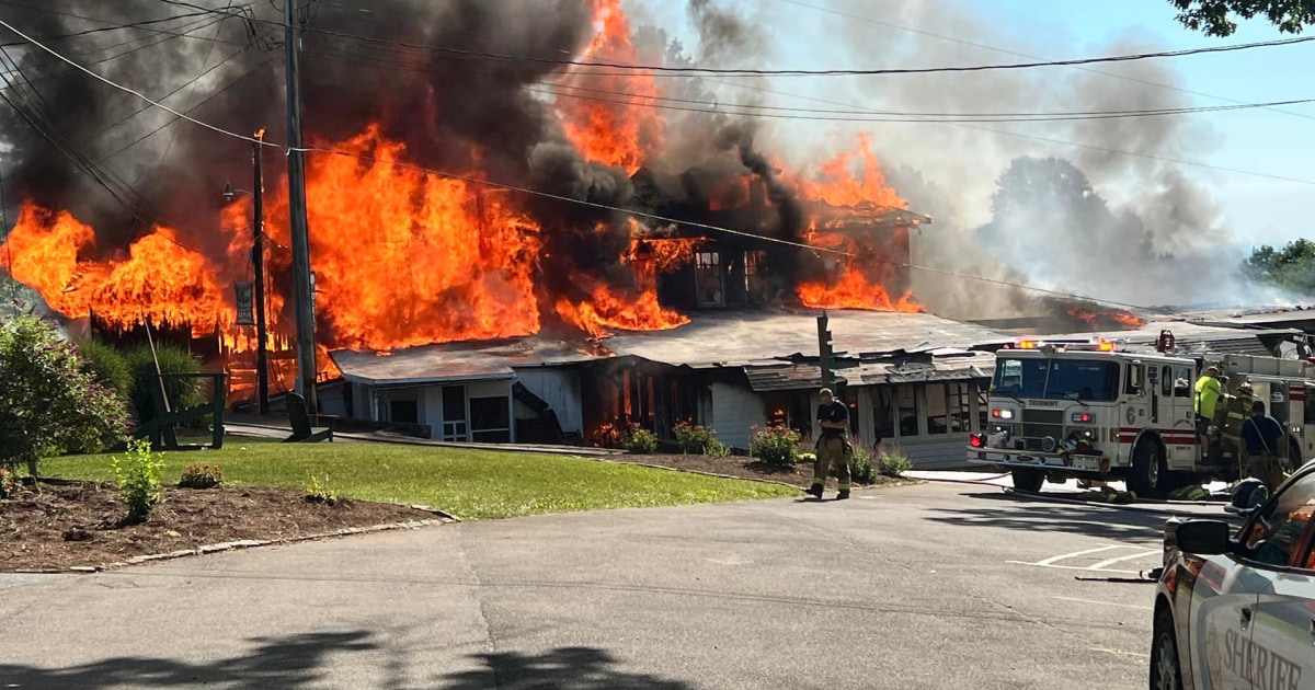 Large fire destroys building at Maryland summer camp; no one injured
