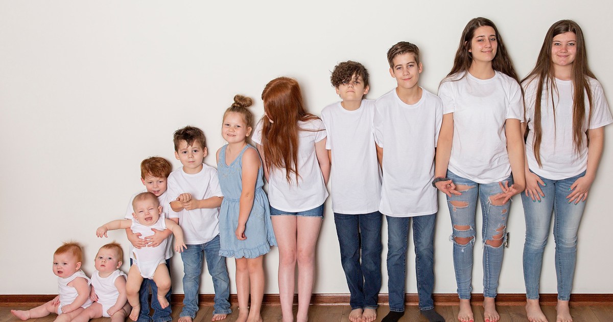 Una mujer de 33 años tiene 12 hijos y ha estado embarazada por casi 17 años