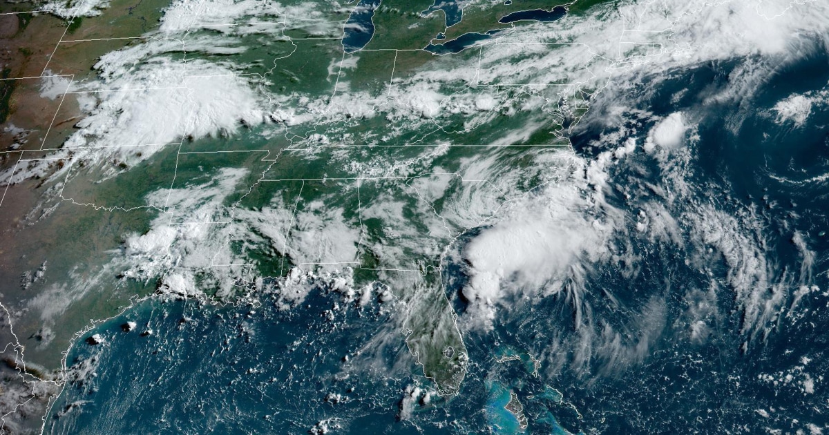 Tropical Storm Colin brings rain to Carolinas on July Fourth weekend