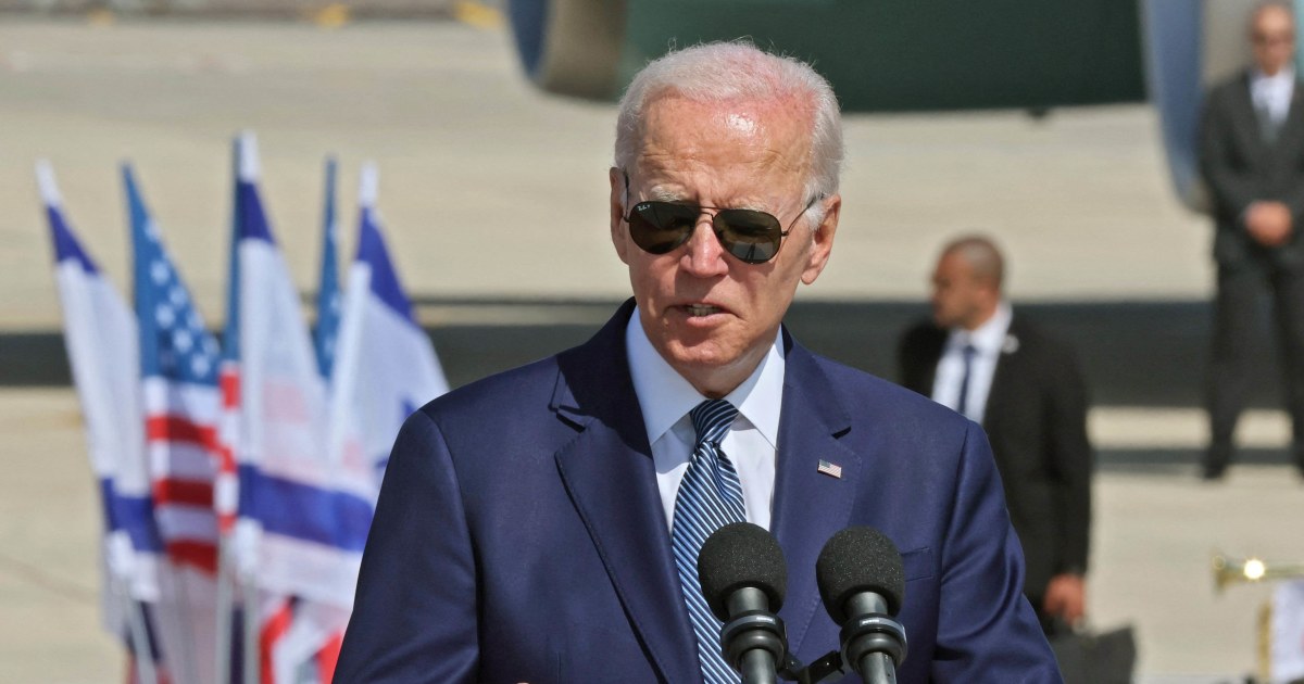 Biden Arrives In Israel, Kicking Off First Middle East Trip As President