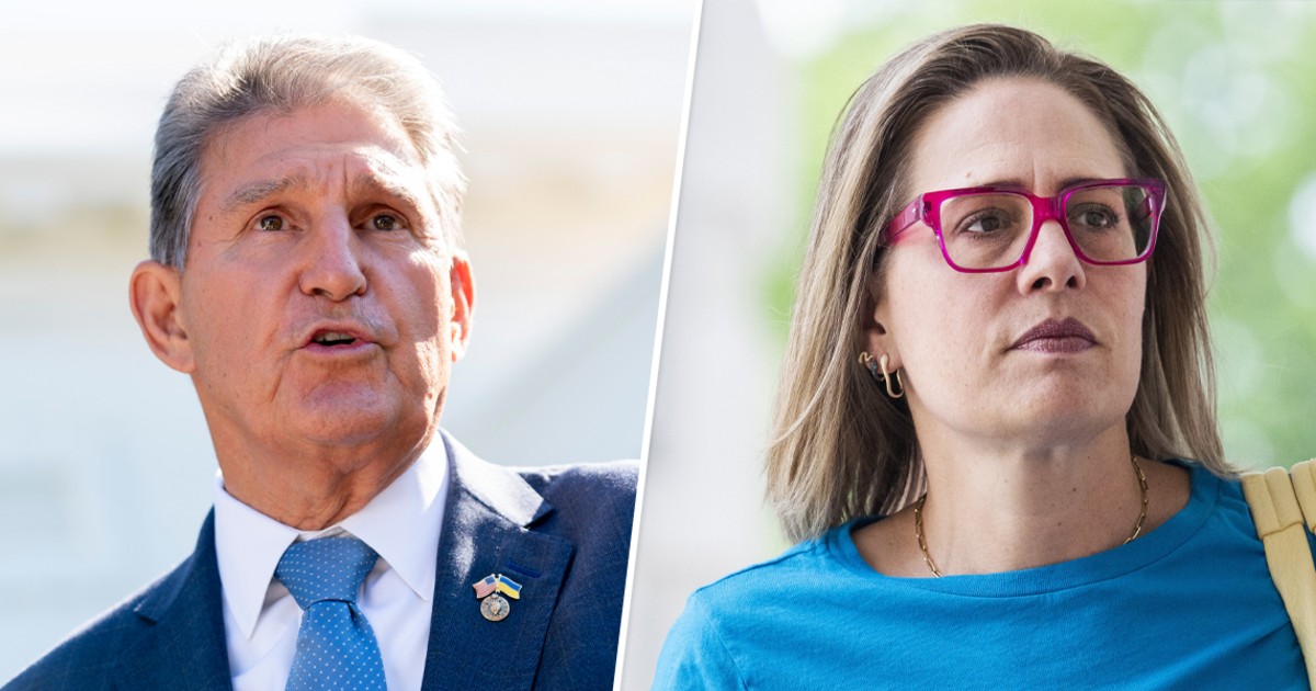 Joe Manchin takes a jab at Kyrsten Sinema for reining in drug pricing policy – NBC News