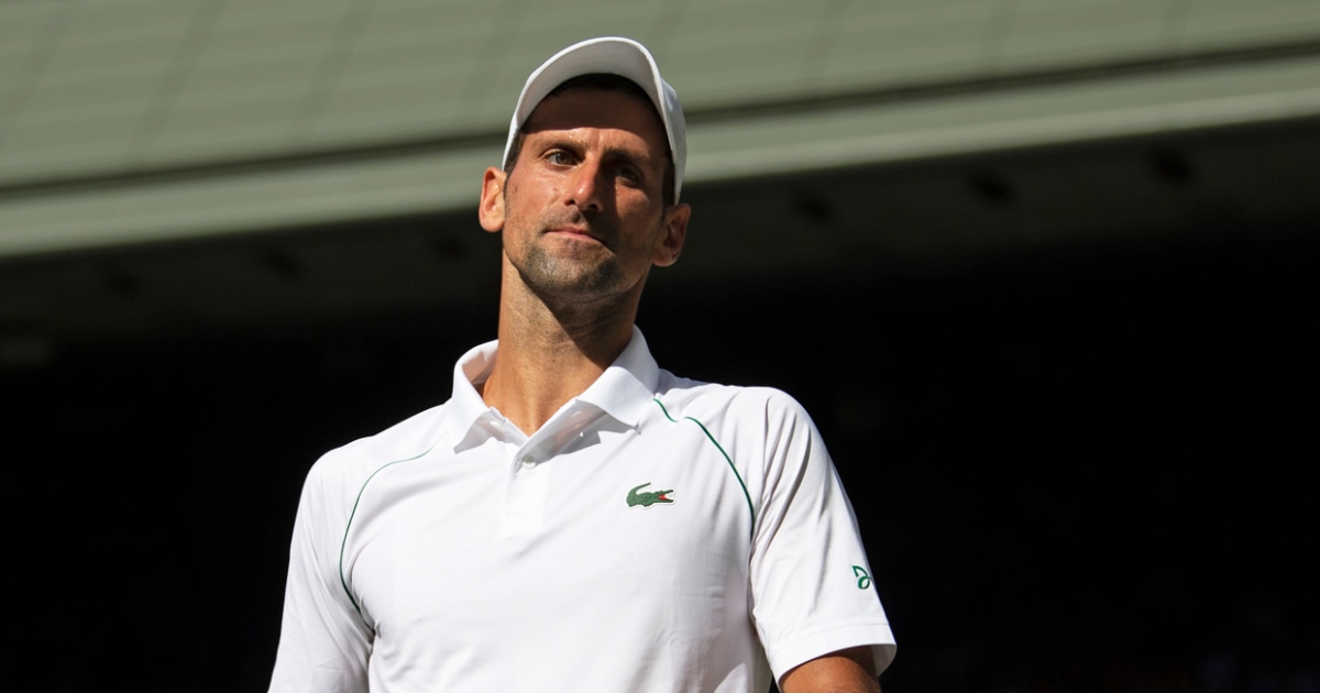 Novak Djokovic, unvaccinated and unable to enter the United States, won't play in the U.S. Open