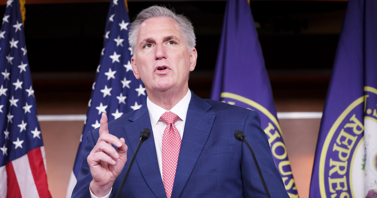 McCarthy tries and fails to turn democracy argument against Biden