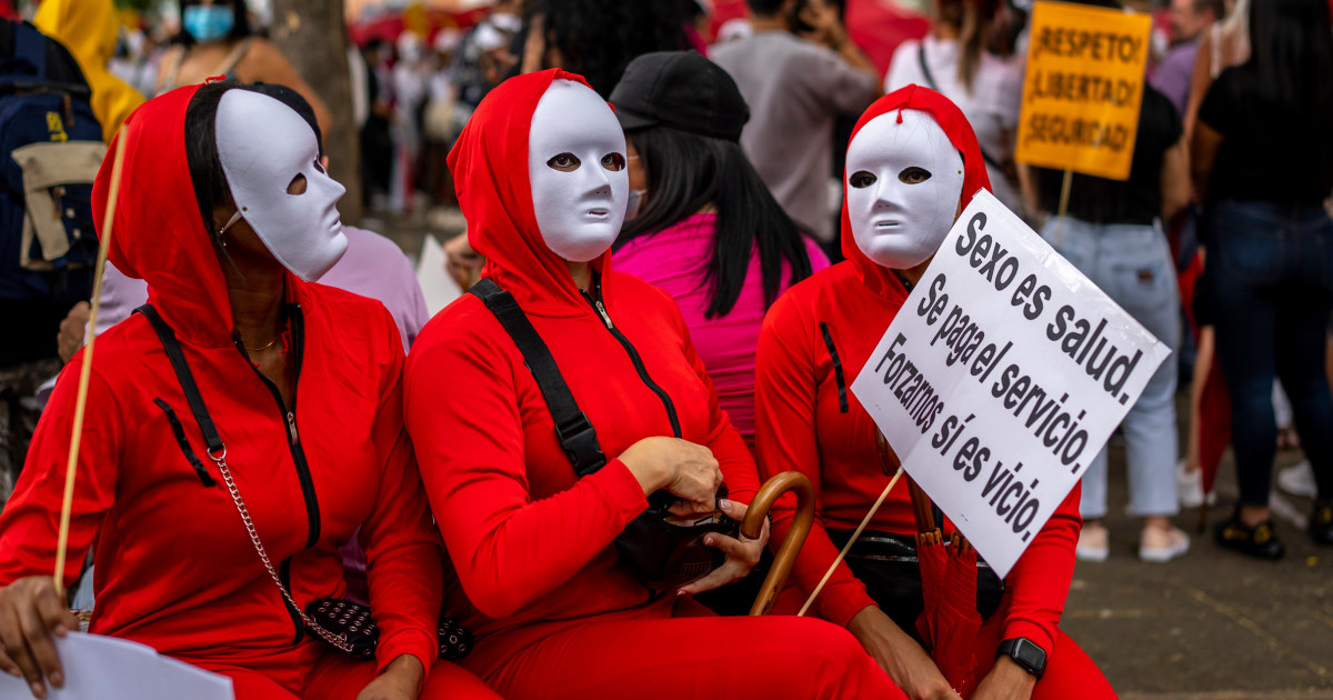 Sex Workers And Brothel Owners Protest A Proposed Law That Would Punish Prostitution Customers 0549