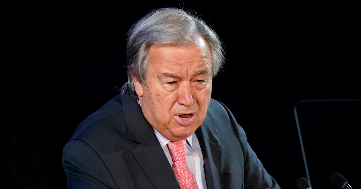 The world is in ‘great peril,’ U.N. chief warns global leaders