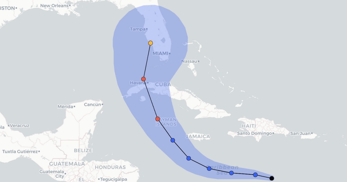 Tropical Depression Nine path: Track storm as it heads to Florida