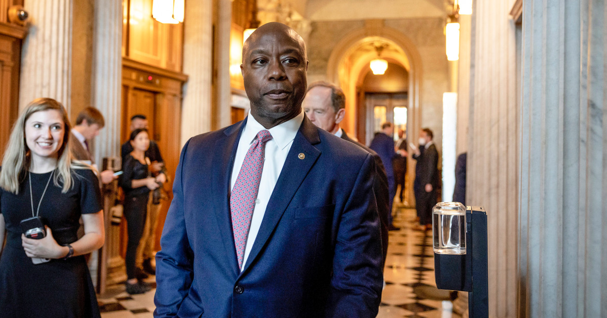 Tim Scott's super PAC donates  million to GOP Senate group – NBC News