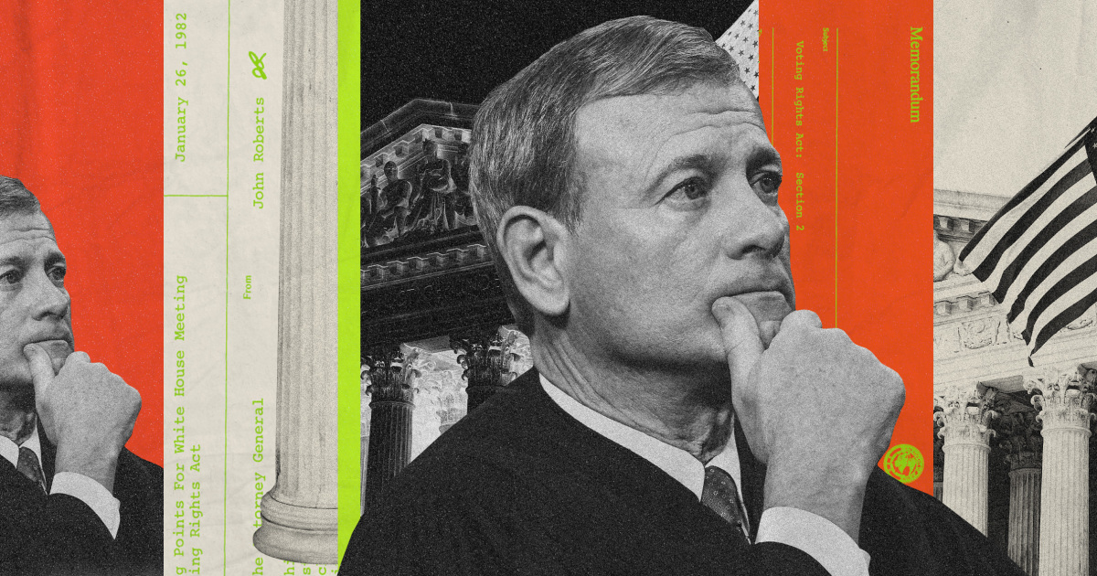 Chief Justice Roberts is in the spotlight as the Supreme Court tackles race cases