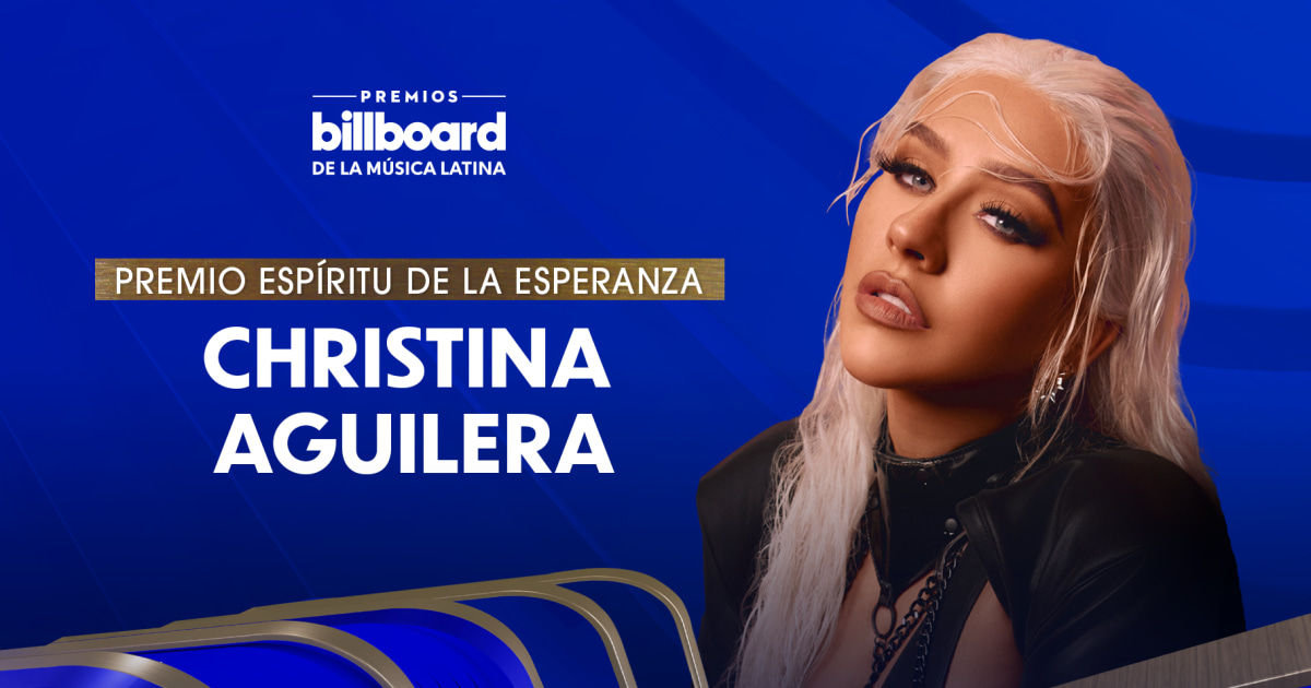 Christina Aguilera Will Receive The Billboard Spirit Of Hope Award