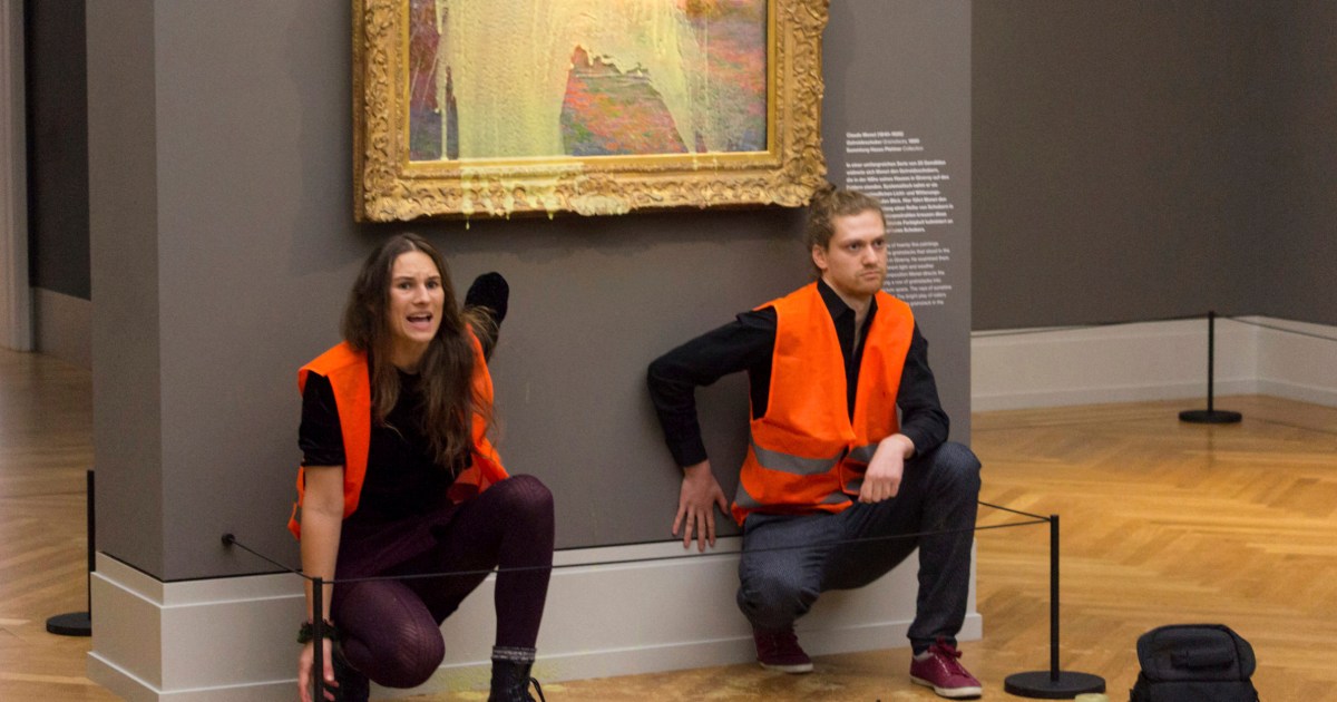 Climate protesters campaign by throwing food at art, but does that work?