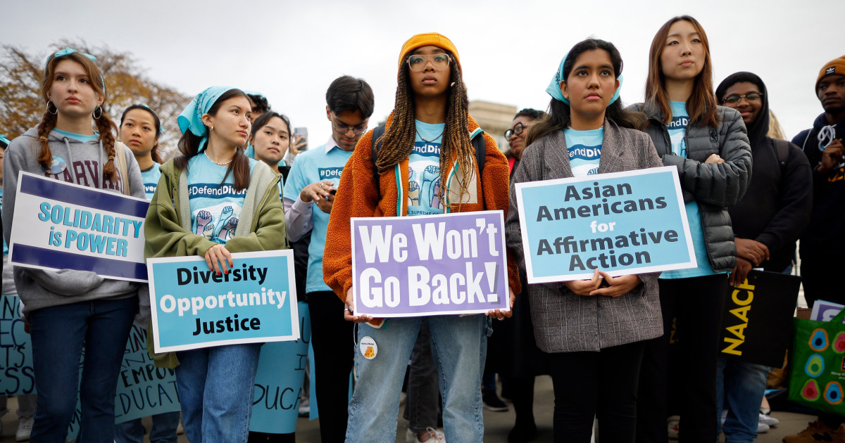 Supreme Court considers bringing an end to affirmative action in