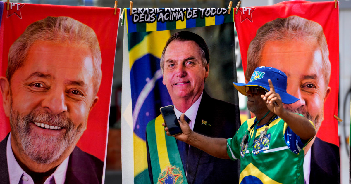 Brazil votes in tense, historic election with Lula against Bolsonaro