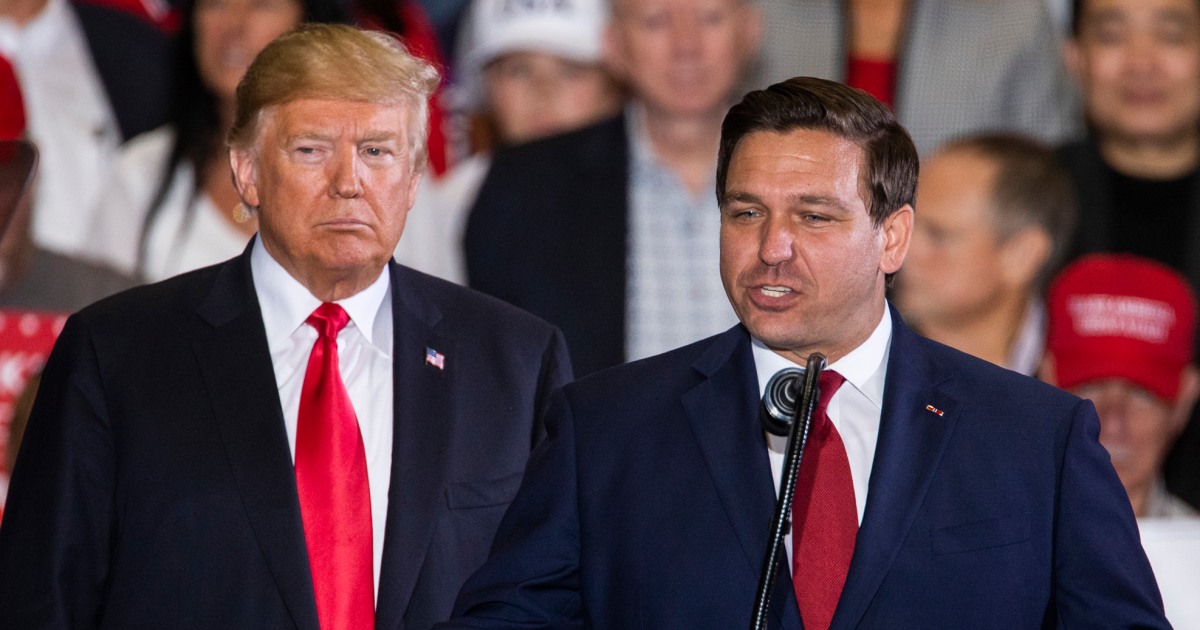 The feud between Trump and DeSantis is already taking an ugly turn
