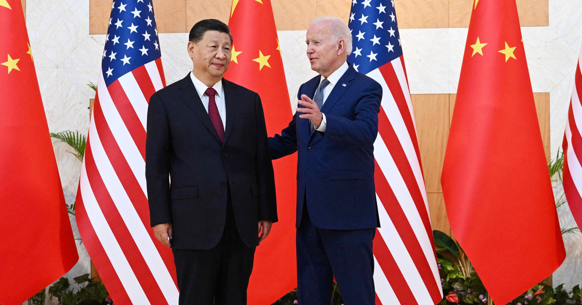 Reporter says she was knocked off balance when she shouted question about human rights ahead of Biden-Xi meeting