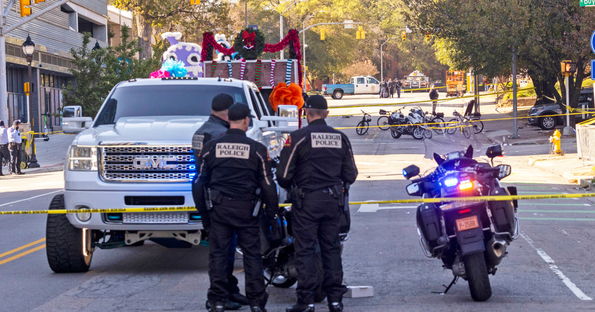 Girl dies after she's hit by truck in Raleigh Christmas parade