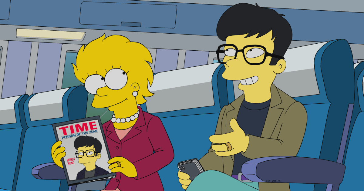 Simu Liu protagoniza el episodio de ‘Los Simpson’ como el multimillonario esposo tecnológico de Lisa