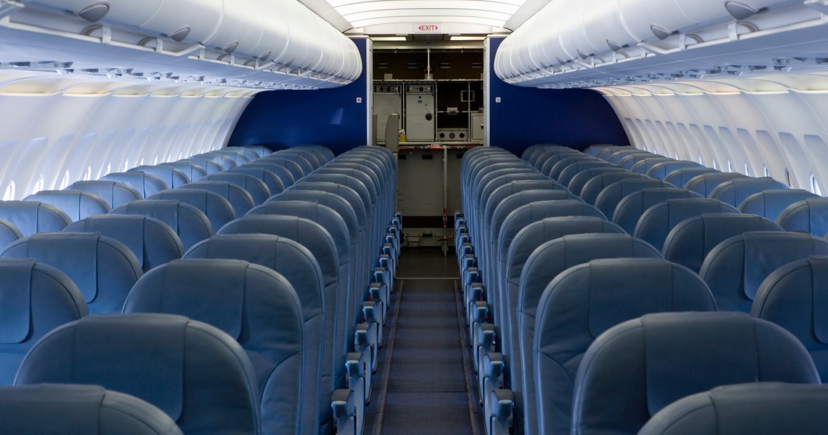 They ask airlines not to reduce the space between plane seats