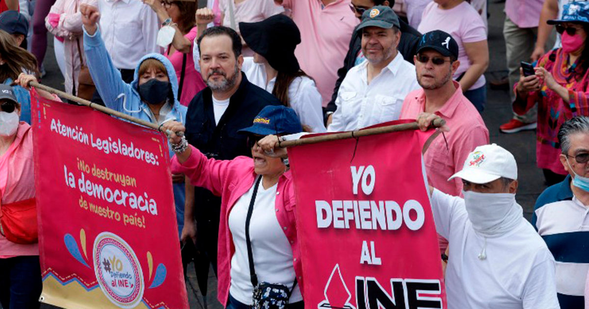 Protestan En México Contra Reforma Electoral Impulsada Por Amlo 8527