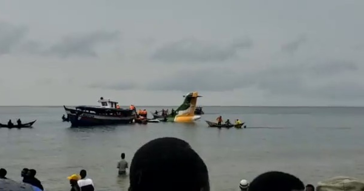 Tanzanian passenger plane crashes into Africa's largest lake