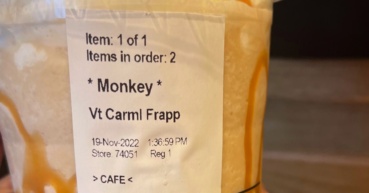 Starbucks employee suspended after labeling Black woman’s cup ‘Monkey'