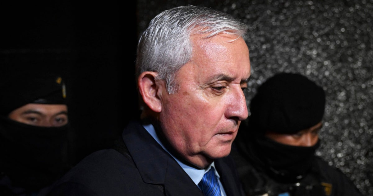 Guatemalan former president and vice president convicted of fraud, conspiracy