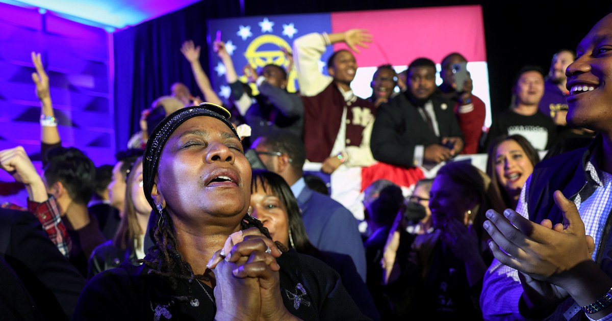 Black Georgia voters celebrate Warnock s win and efforts to beat voter