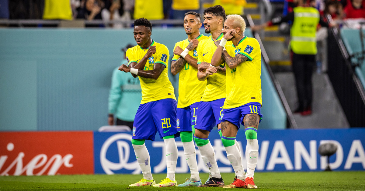 WATCH: Brazil's team bus literally shakes as World Cup favourites