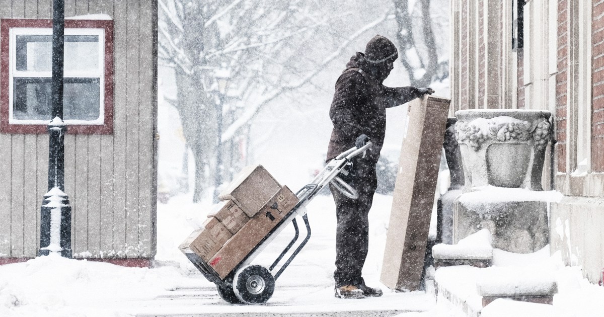Shipping companies brace for harsh winter weather with ‘contingency plans’ to help gifts arrive on time for the holidays