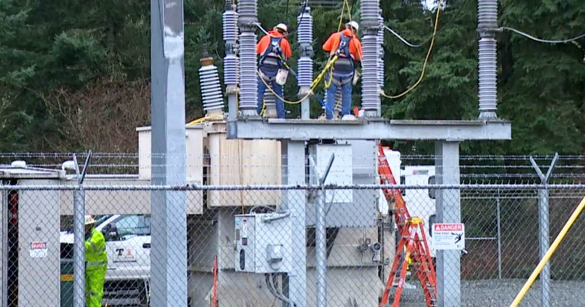 Four substations were hit in Washington state