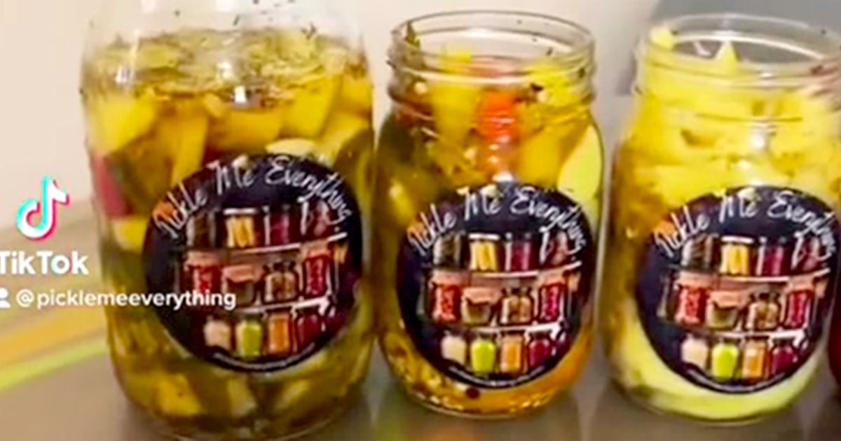 A TikTok creator’s homemade pickled products have sparked online conversation surrounding food safety thumbnail