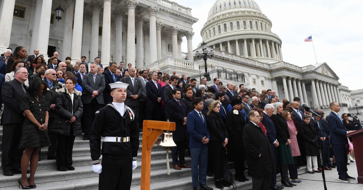 Democrats mark Jan. 6 anniversary in solemn ceremony at the Capitol