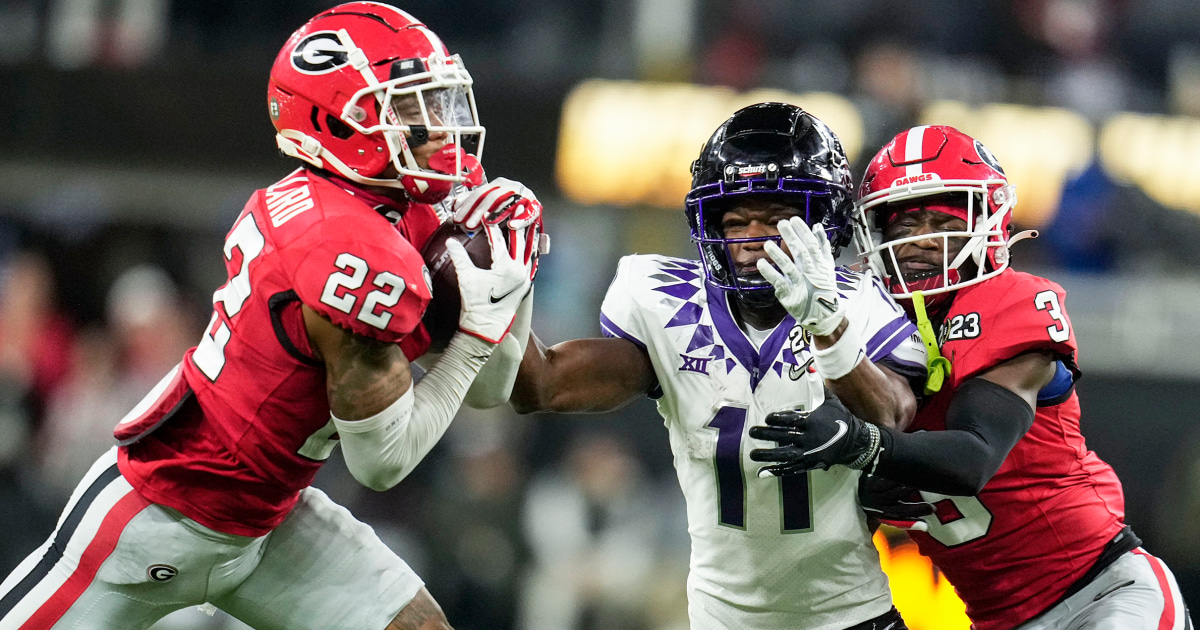 Georgia pounds TCU, 65-7, to repeat as CFB national champs