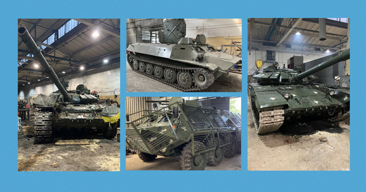 Alors que l’Ukraine attend des chars, les mécaniciens apprennent à réparer les chars russes