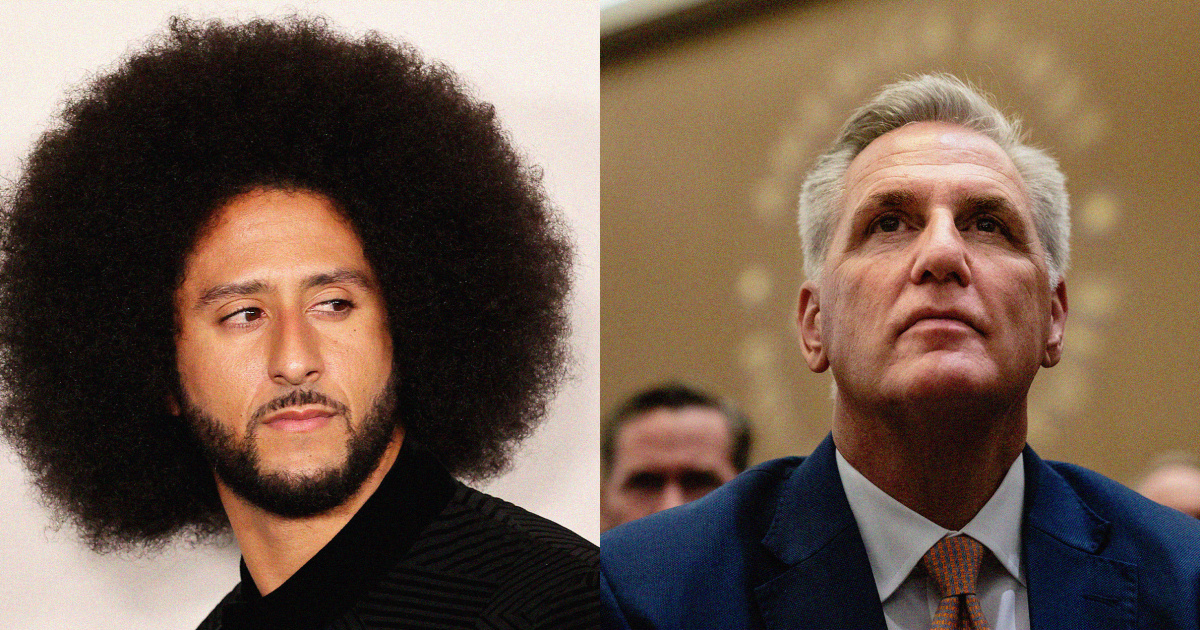 Colin Kaepernick's new doc destroys one of Kevin McCarthy's talking points