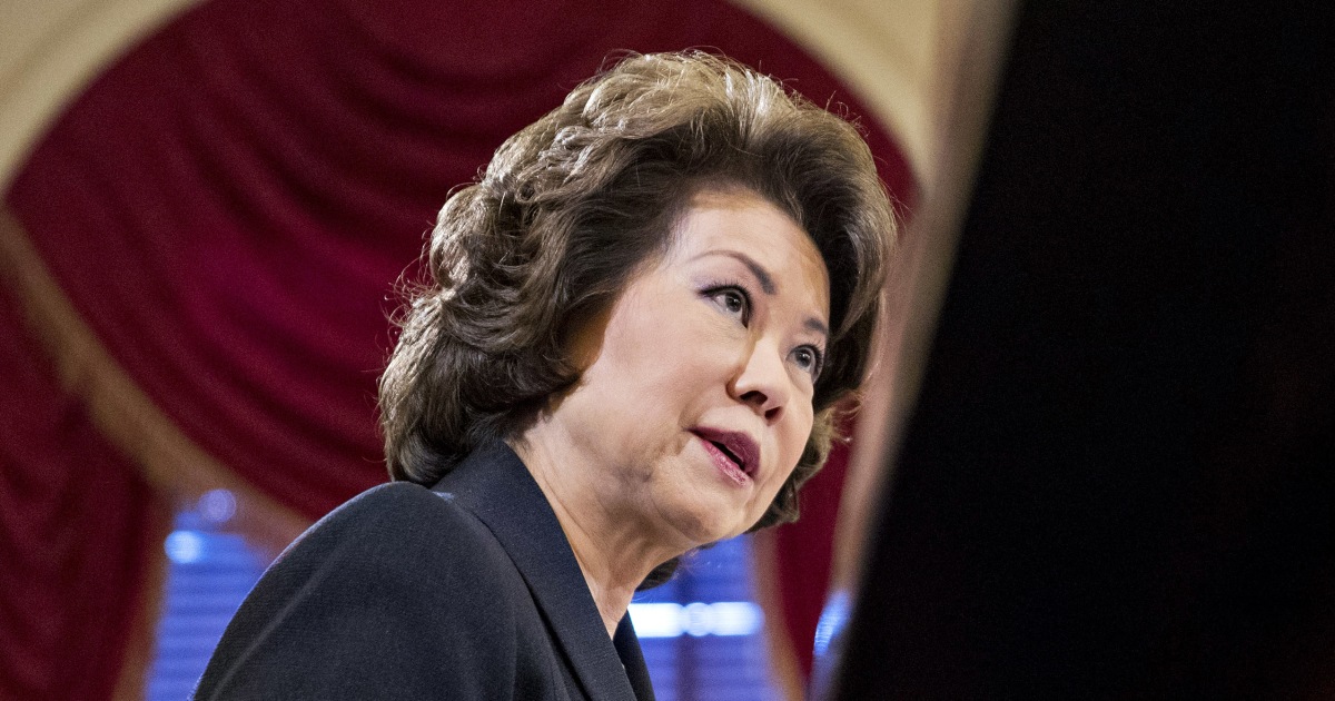 Elaine Chao has had enough of Donald Trump’s racist taunts