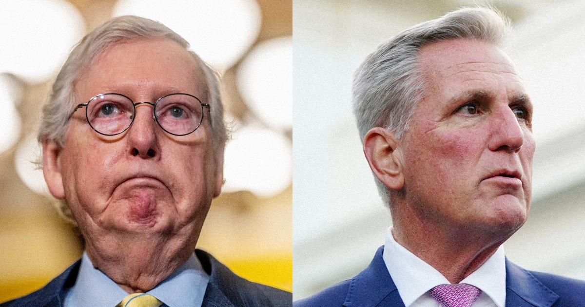 McConnell and McCarthy are, once again, not on the same page