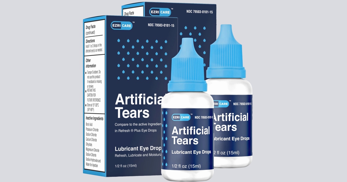 CDC: Eyedrops sold at Walmart, other stores linked to infections - NBC News