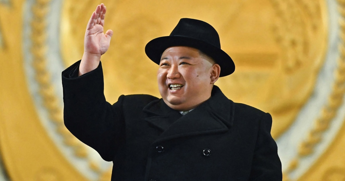 North Korea’s Kim Jong Un presides over big military parade