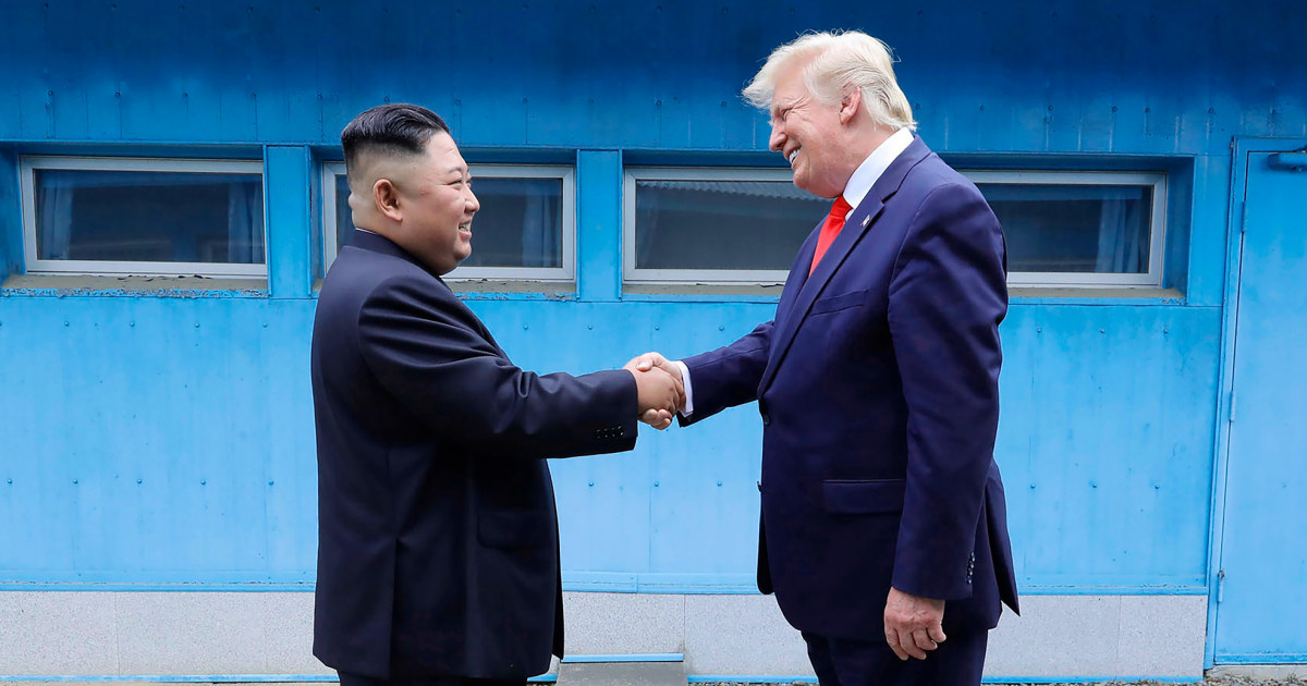 Geopolitical bookends: As Biden leads, Trump echoes North Korea