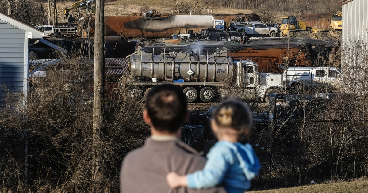 Residents near Ohio derailment diagnosed with bronchitis due to chemicals