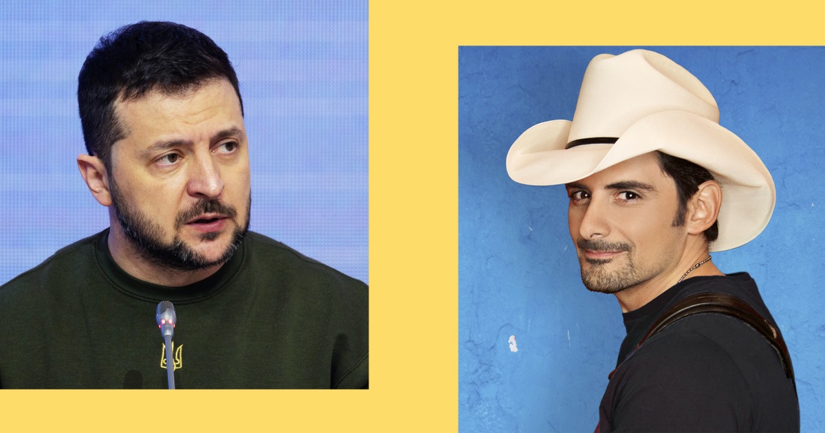 Brad Paisley releases song featuring Zelenskyy on war's anniversary