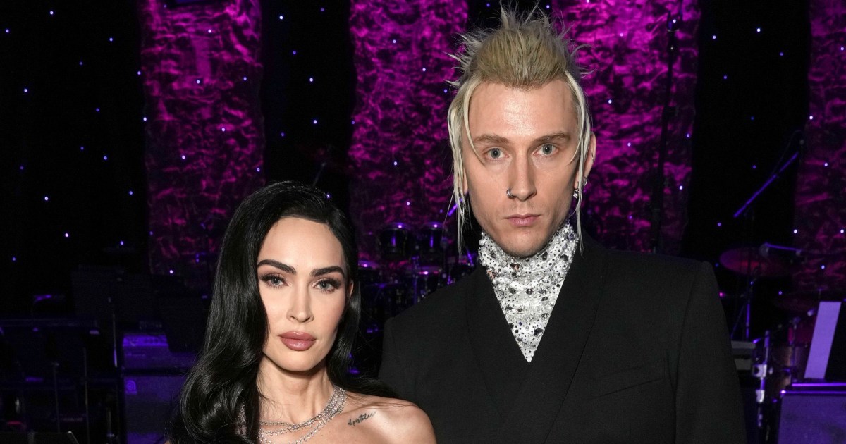 Megan Fox acude a la fiesta de los Grammy 2023 con la muñeca rota