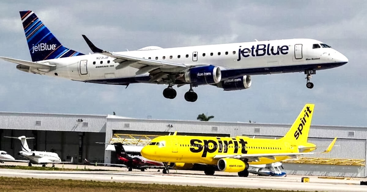 Съдия блокира сливането на JetBlue-Spirit в голяма победа за Министерството на правосъдието на Байдън