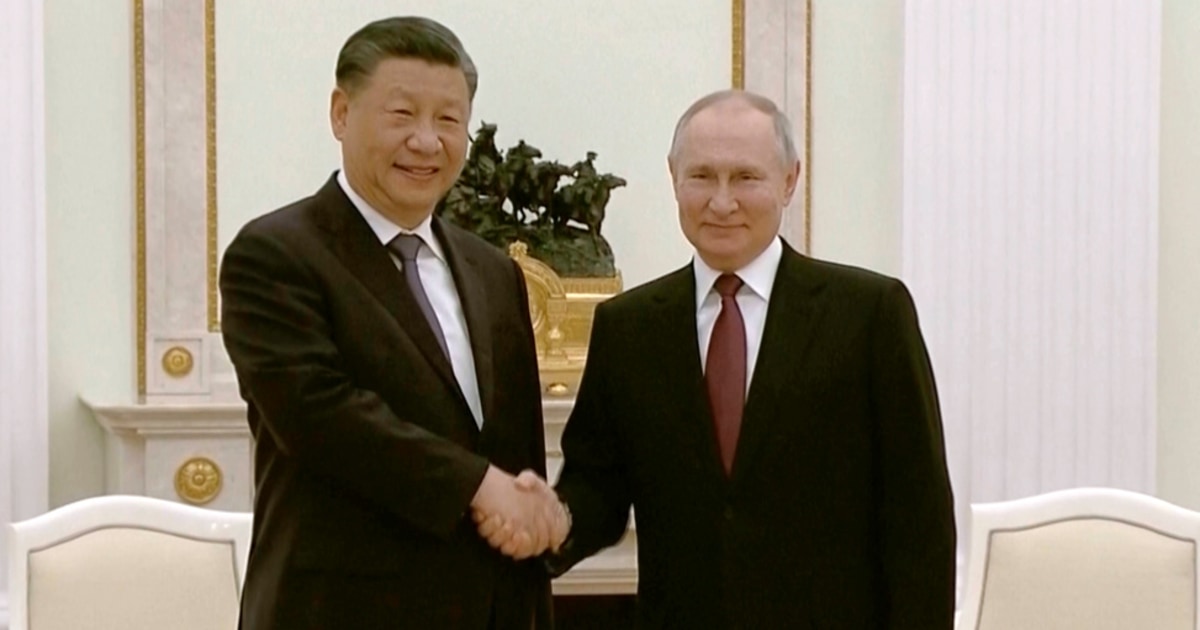 Xi Jinping visita a Putin para impulsar el papel de China en la guerra ...