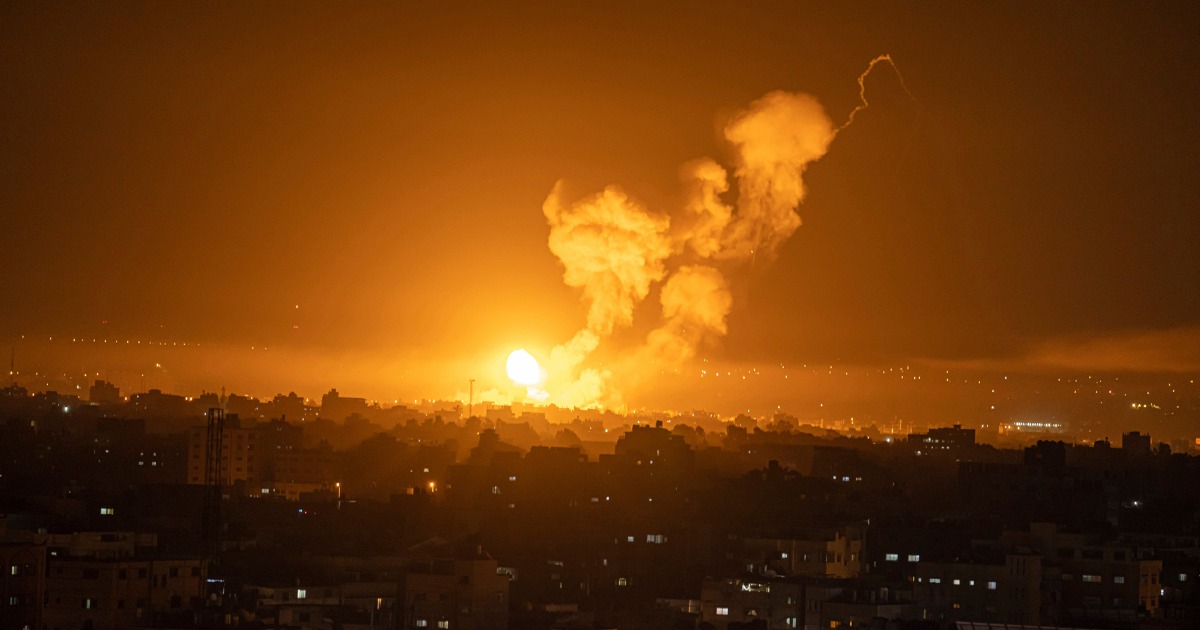 Israel stages rare strikes in Lebanon and also hits Gaza Strip